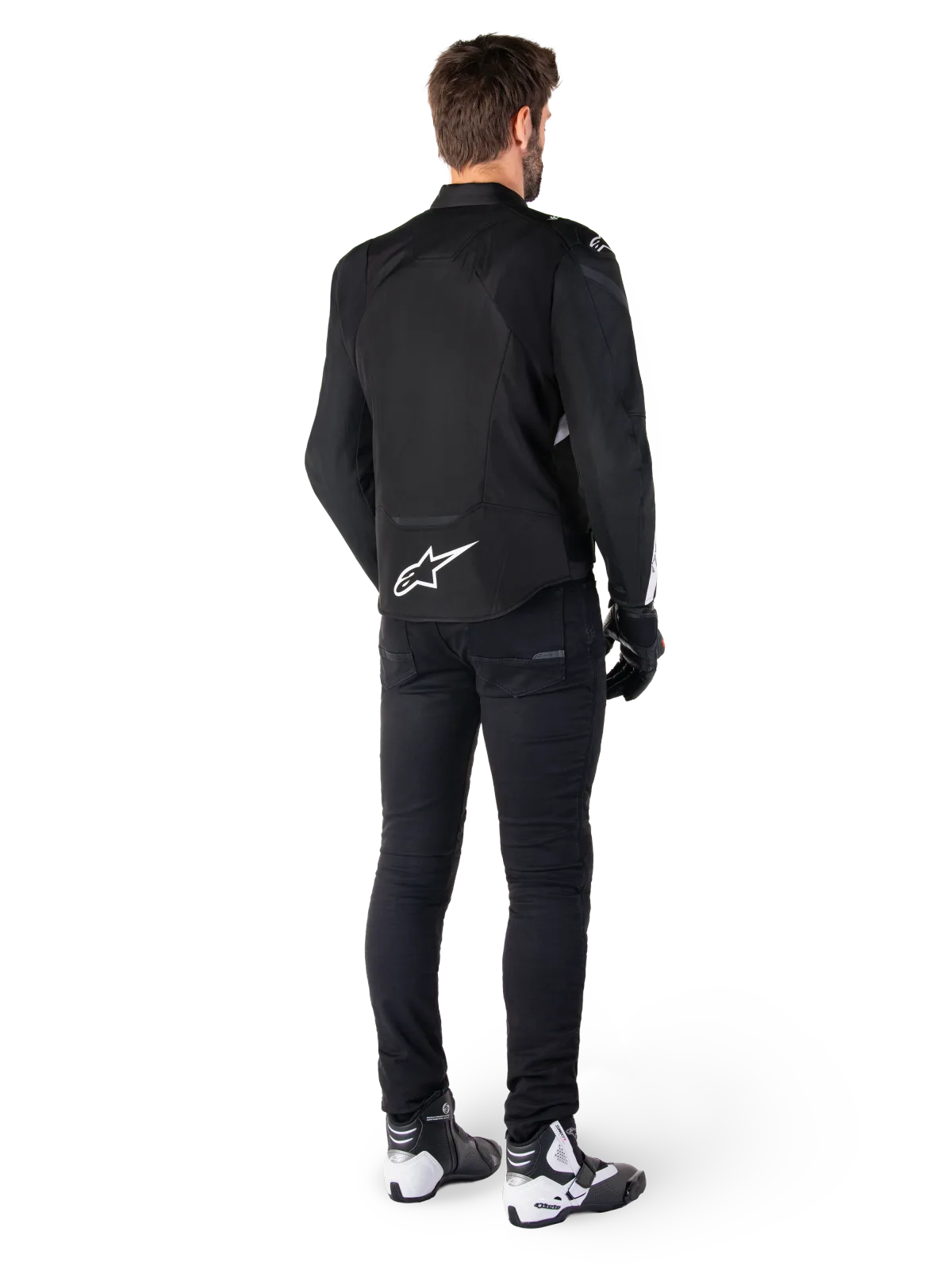 Текстилно яке Alpinestars T-Jaws V4 Waterproof Black White