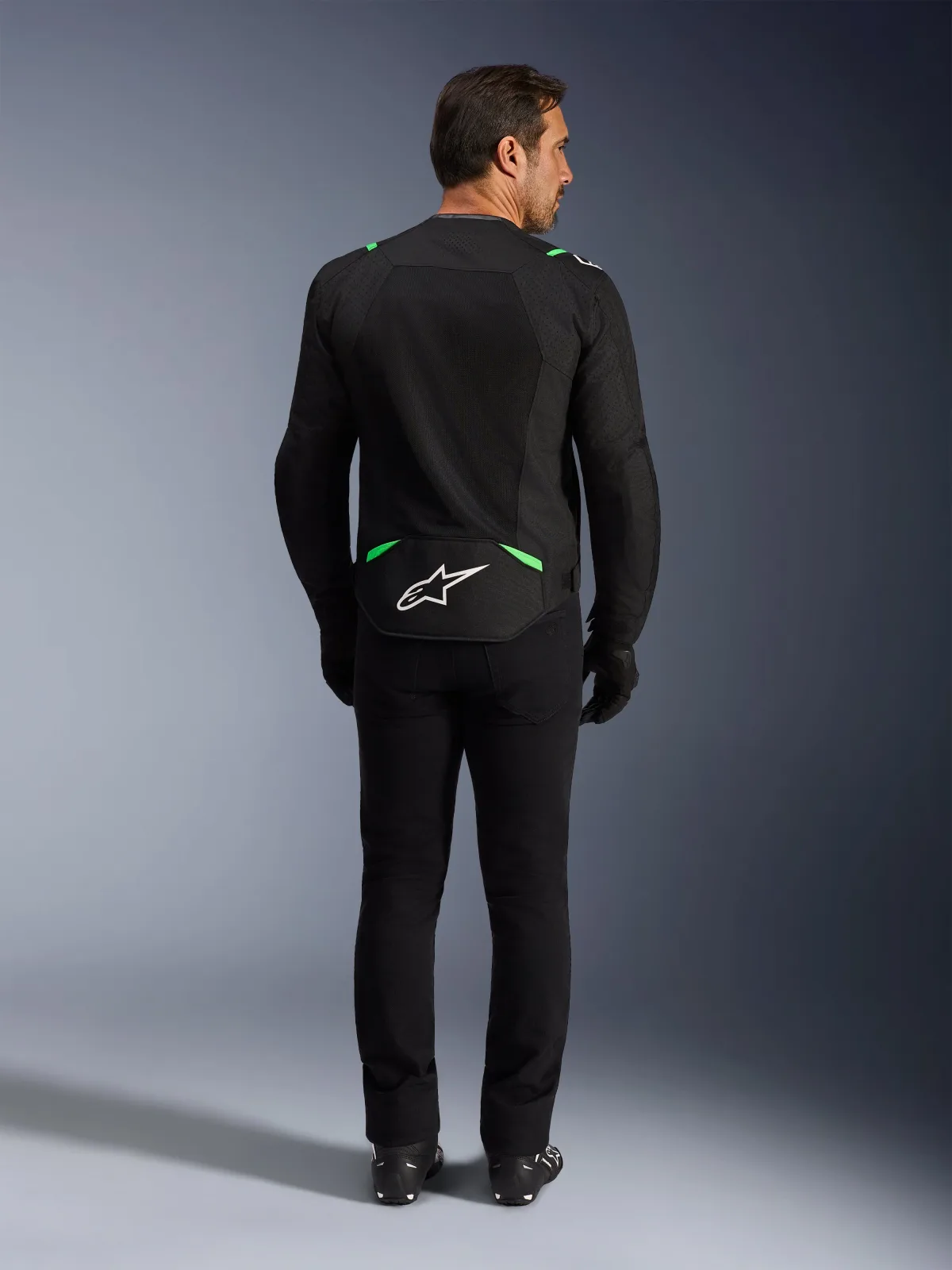 Текстилно яке Alpinestars T-SPS Air V2 Black Fluo Green