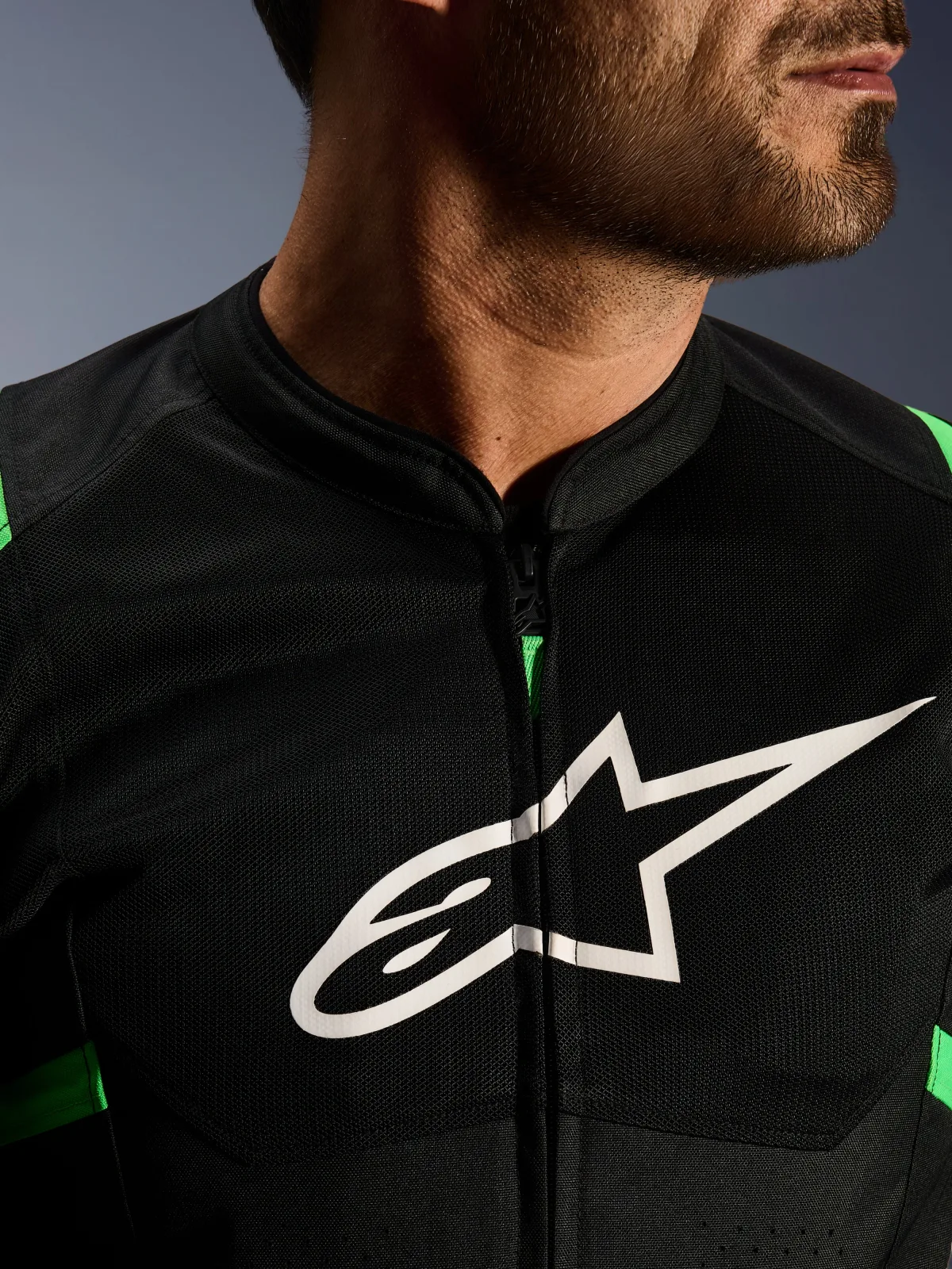 Текстилно яке Alpinestars T-SPS Air V2 Black Fluo Green