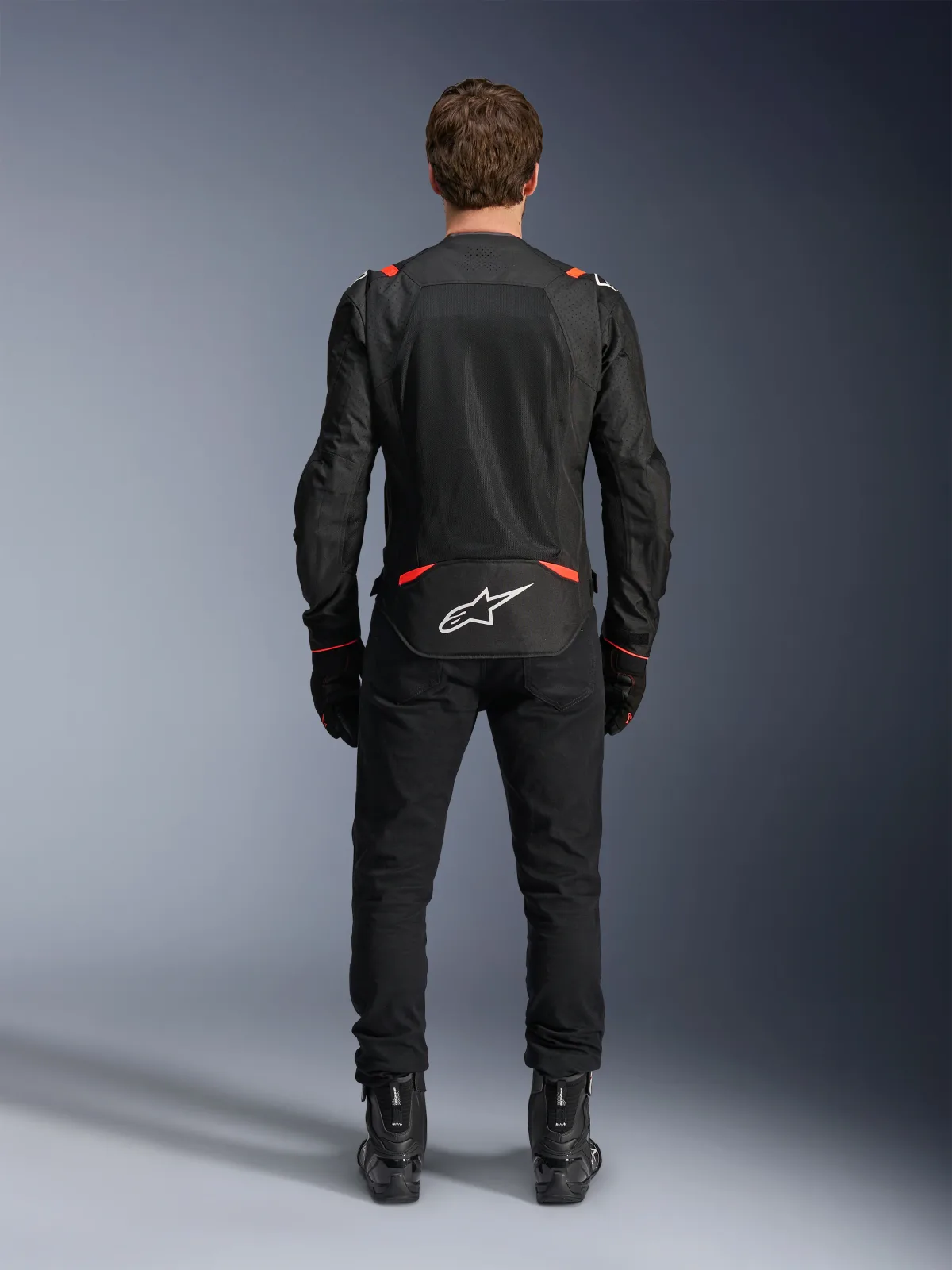 Текстилно яке Alpinestars T-SPS Air V2 Black Red Fluo