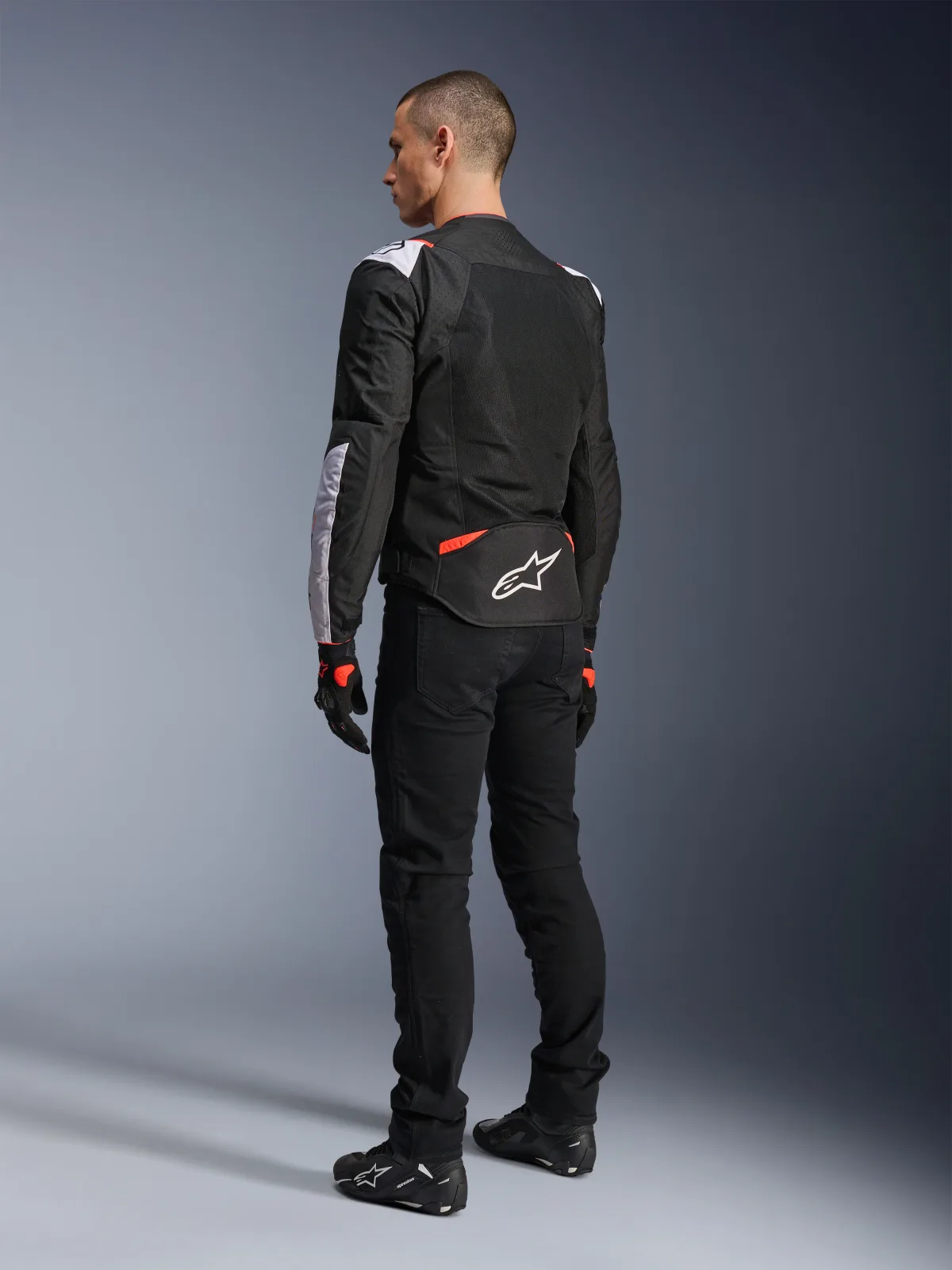 Текстилно яке Alpinestars T-SPS Air V2 Black White Red Fluo