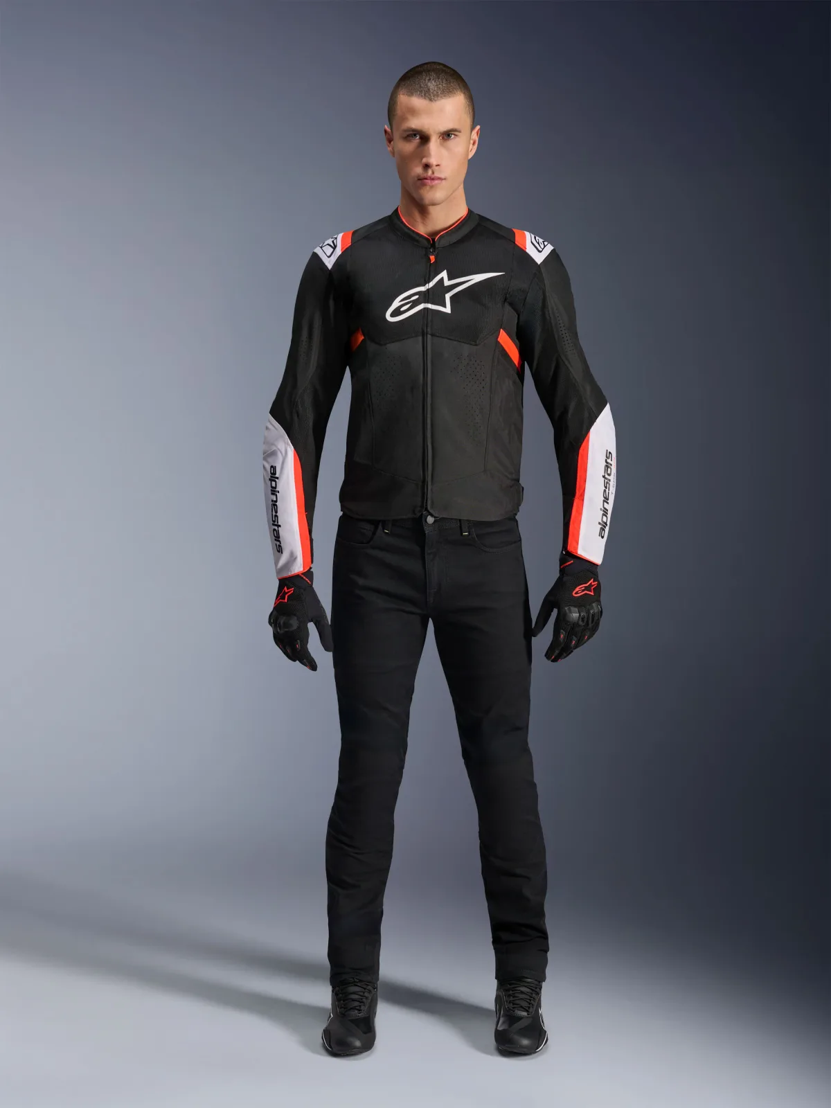 Текстилно яке Alpinestars T-SPS Air V2 Black White Red Fluo