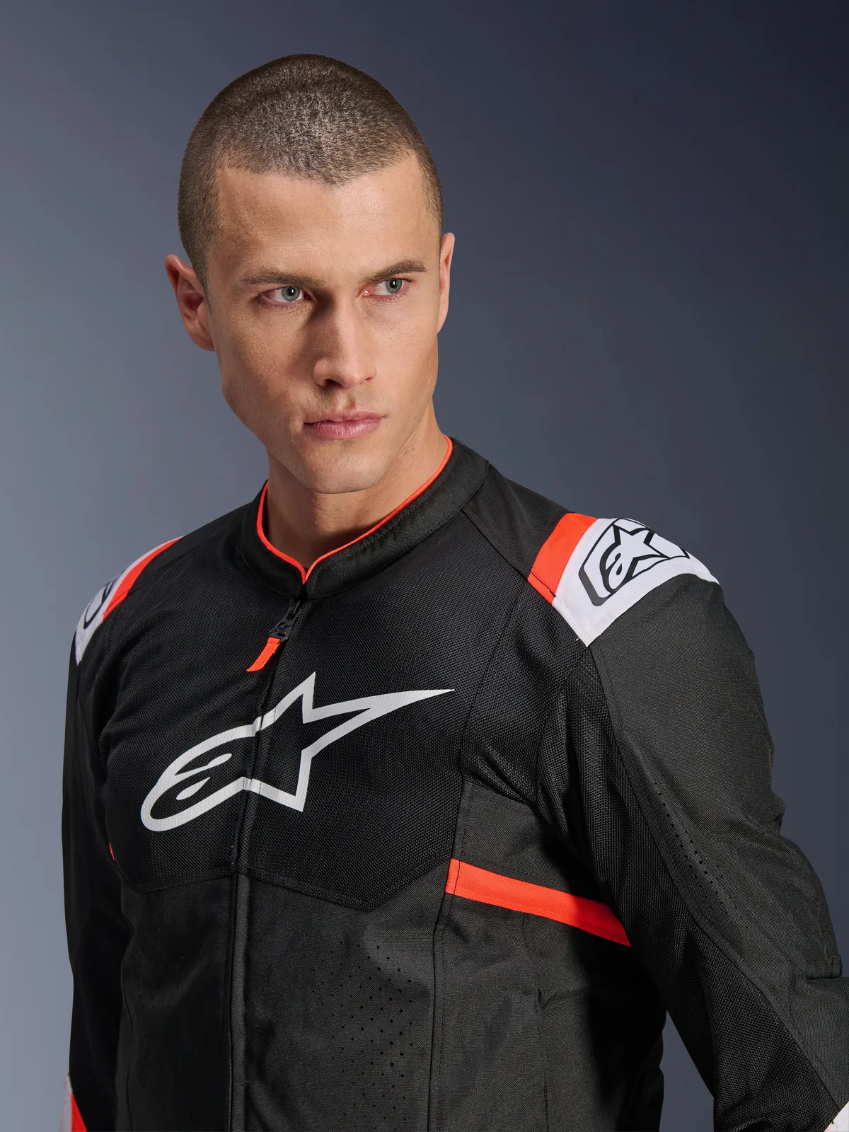 Текстилно яке Alpinestars T-SPS Air V2 Black White Red Fluo