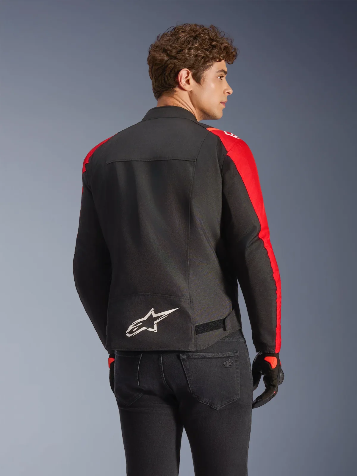 Текстилно яке Alpinestars T-SPS V2 Black Red Red Fluo