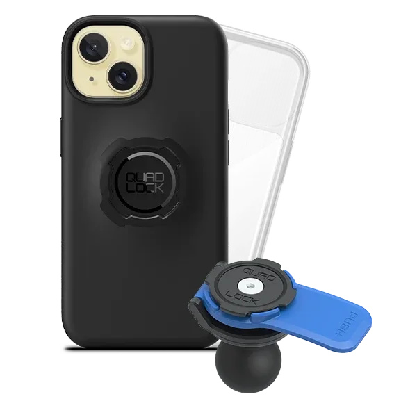 Водоустойчив протектор Quad Lock за iPhone 15