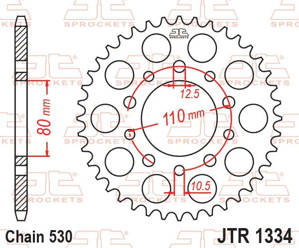 Заден пиньон JTR1334 – 40 зъба