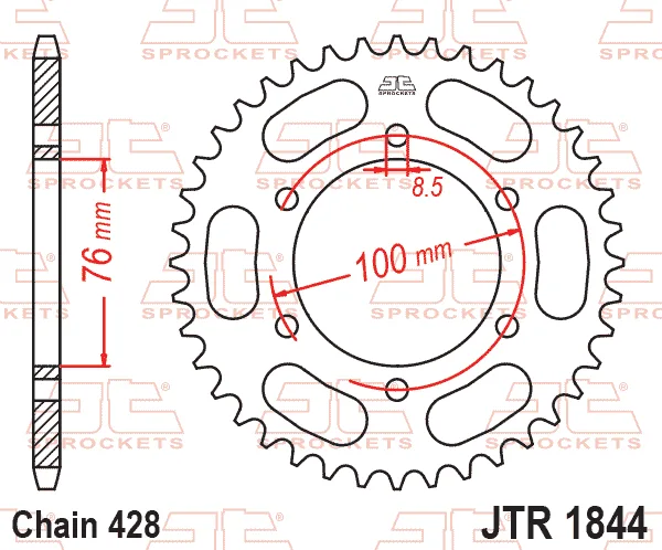 Заден пиньон JTR1844 – 48 зъба