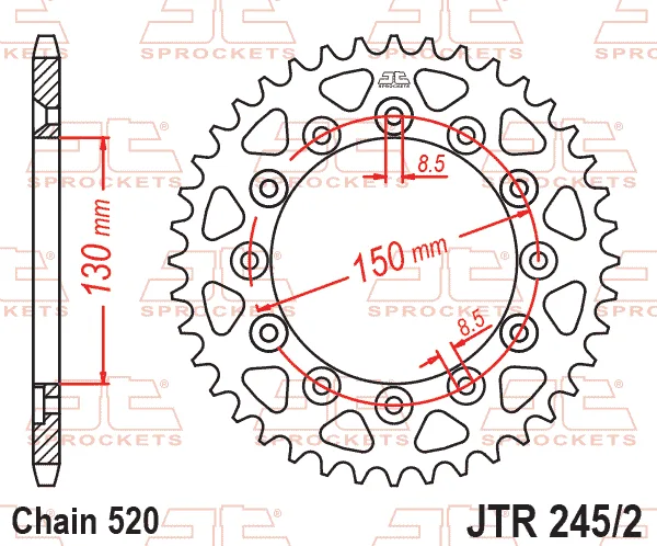 Заден пиньон JTR245/2 – 50 зъба