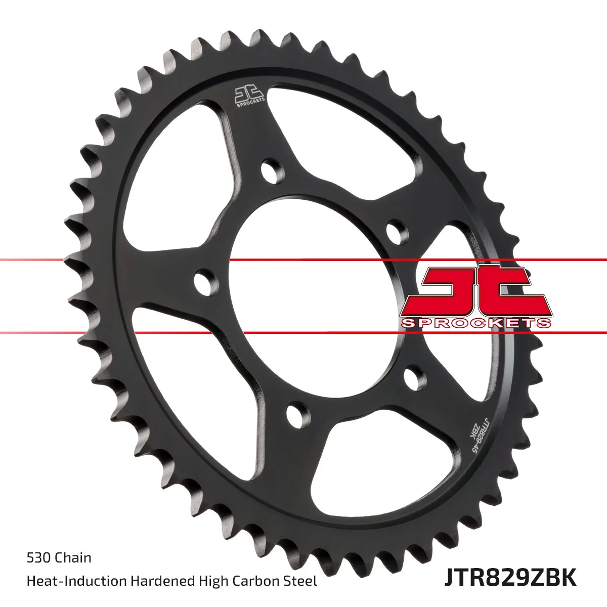 Заден пиньон JTR829 ZBK – 47 зъба (черен)