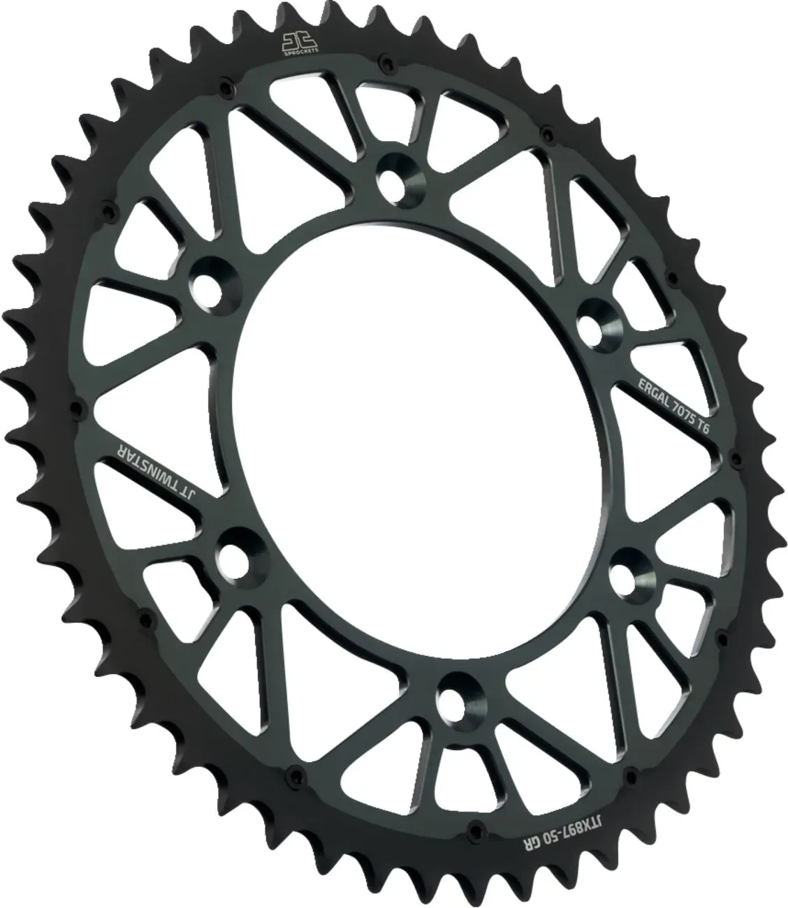 Заден пиньон Twinstar JTX897 – 50 зъба (сив)
