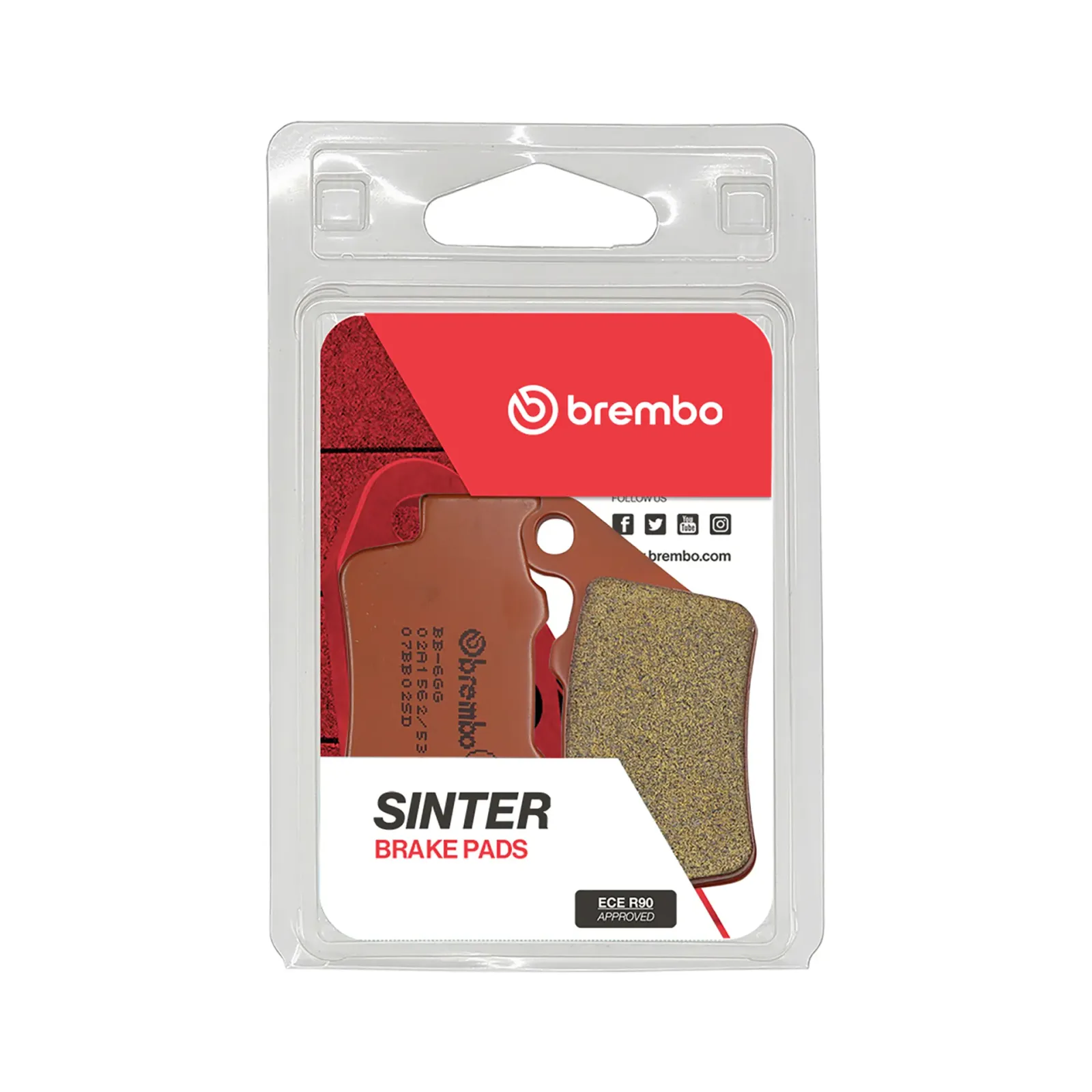 Задни мото накладки – Brembo 07BB02SD (синтеровани)