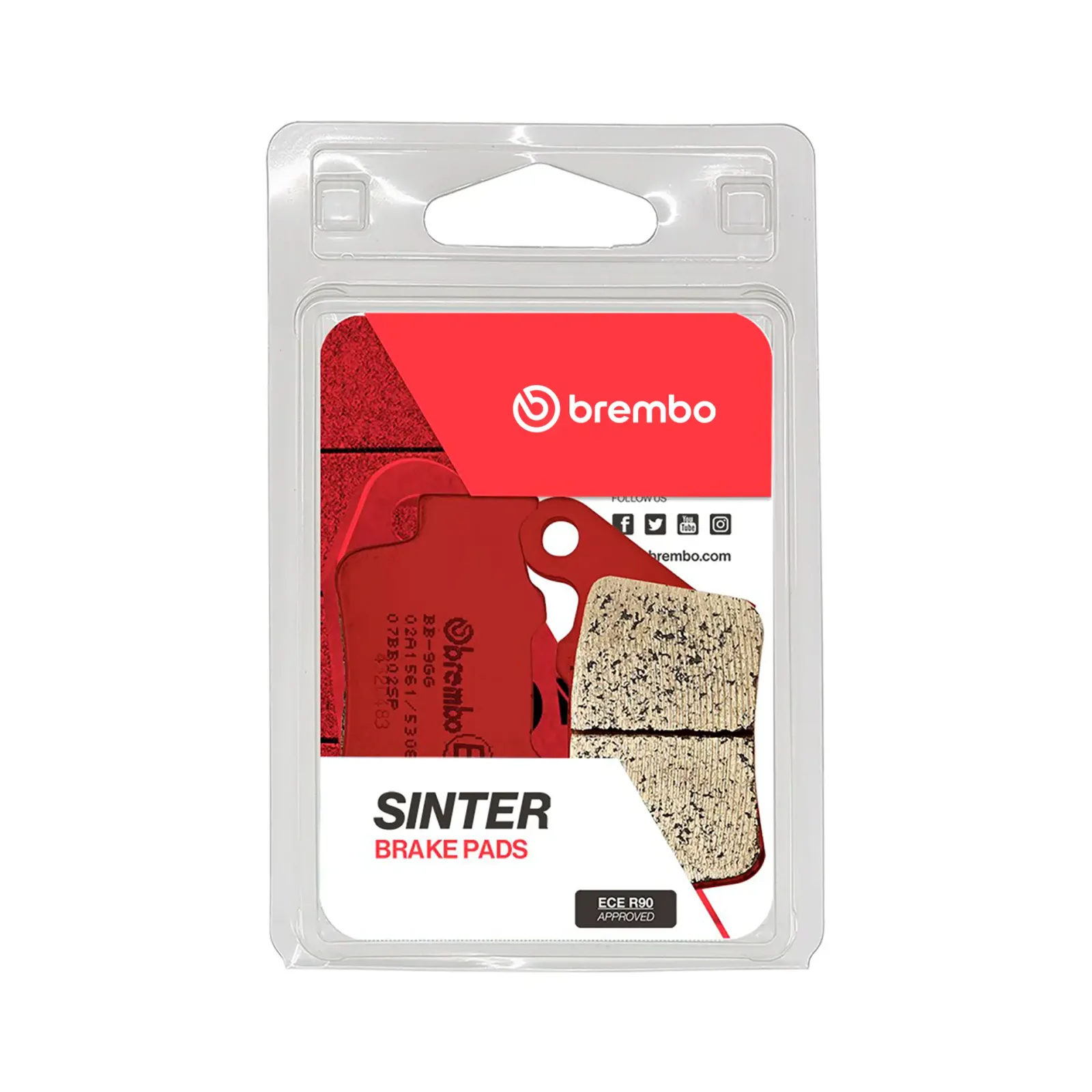 Задни мото накладки – Brembo 07BB02SP (синтеровани)