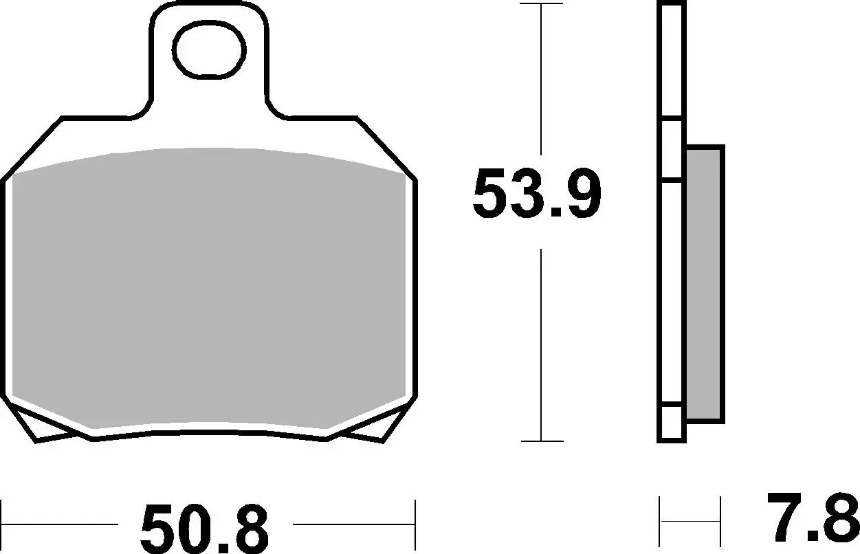 Задни мото накладки – Brembo 07BB20SP (синтеровани)